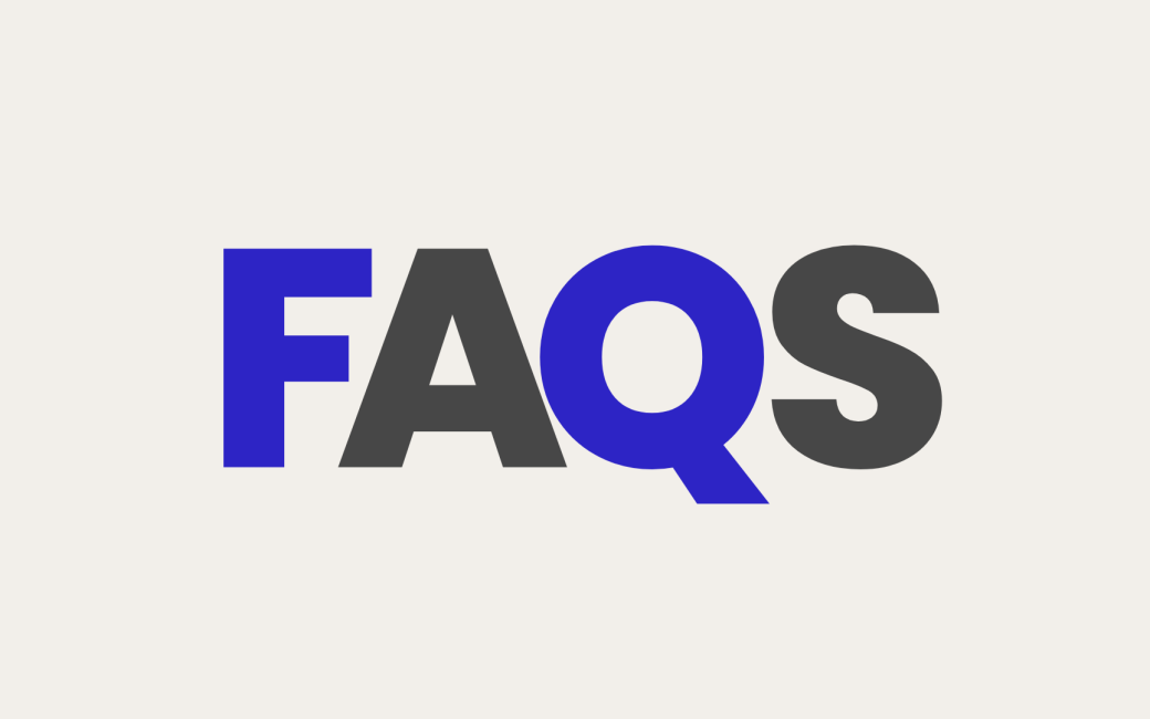 FAQs logo with blue and purple text on a light background for Accelerate Educational Ministries.